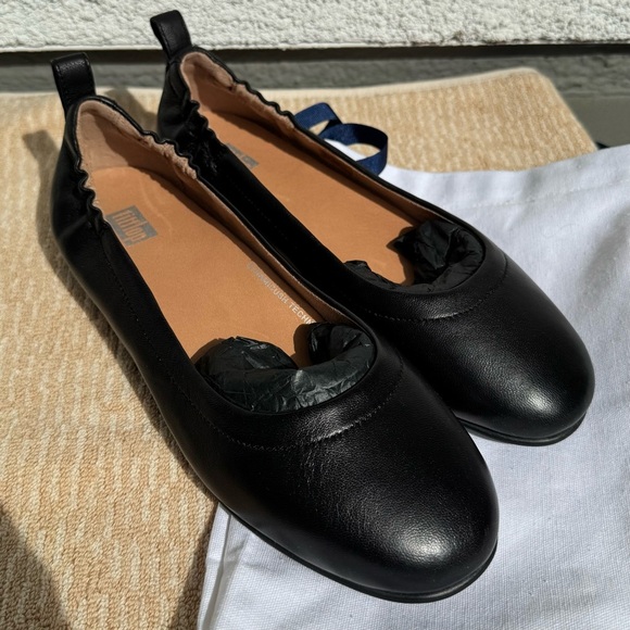 Women's Fitflop‎ Allegro Ballet Flat black size 7 - Picture 1 of 6